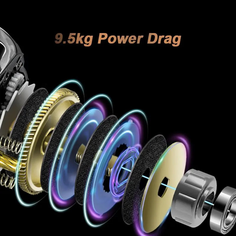 Coastal Ridge HIAW200 Bait Casting Reel